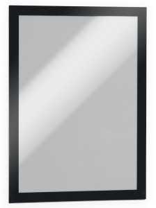 Durable Ramka magnetyczna samoprzylepna DURAFRAME A4 z uchylną przednią stroną op.2szt czarna