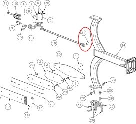 KVERNELAND SWORZEŃ CIĘGNA NAPINACZA KK067031R