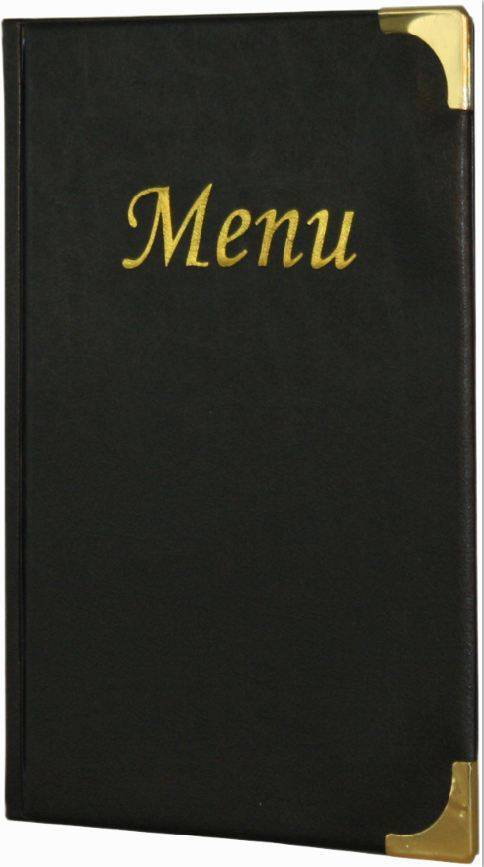 Securit Karta Menu Basic | Czarna | 10x A5 | XXLPROMOCJA MC-BRA5-BL