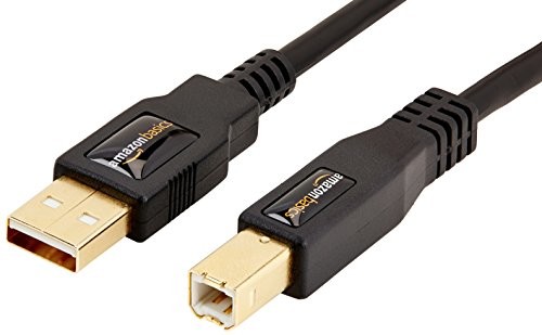 AmazonBasics kabel USB 2.0 złącze męskie typu A na męskie B, 3 m