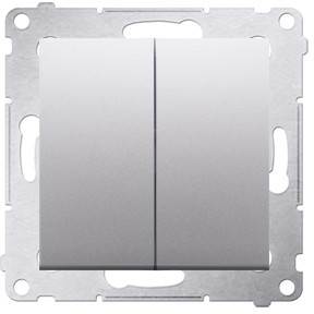 LEDart podwójny srebrny DW5.01/43 Kontakt Simon54