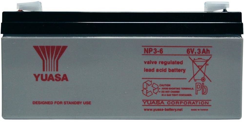 Yuasa Akumulator żelowy AGM Yuasa NP3-6 6 V 3 Ah