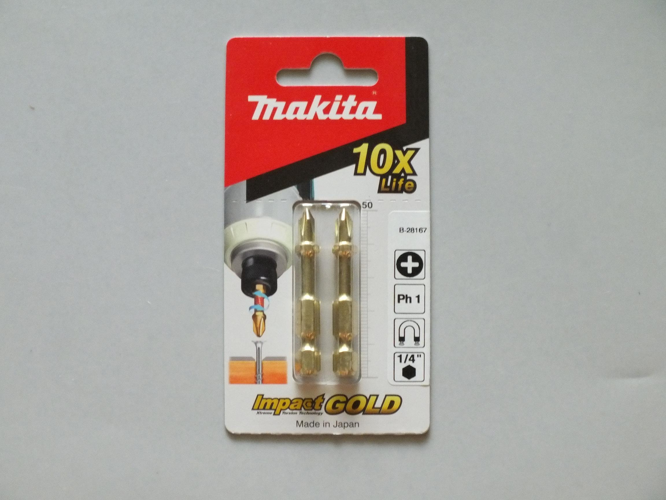 Makita SKRĘTNE MAGNETYCZNE zestaw bitów IMPACT GOLD B-28167