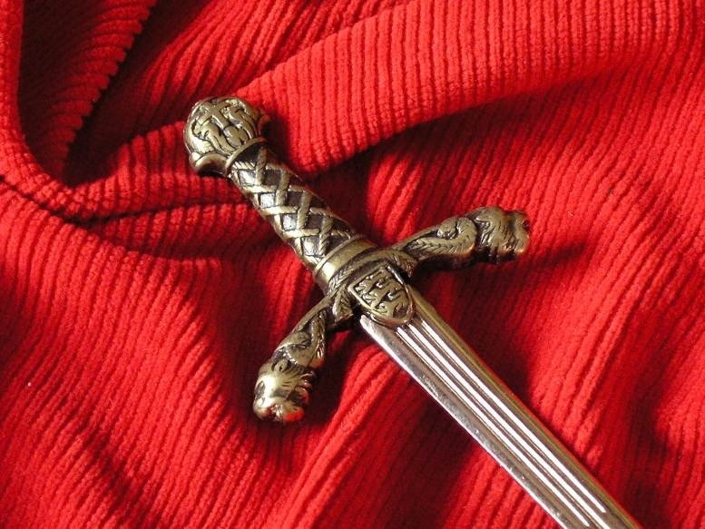 WŁOCHY MIECZ RYSZARDA LWIE SERCE - NOŻYK DO LISTÓW