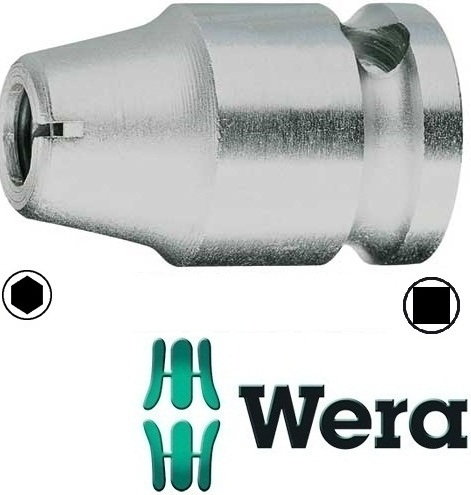 Zdjęcia - Klucz Wera Adapter do bitow 1/2 do bitow 1/4", 25mm 