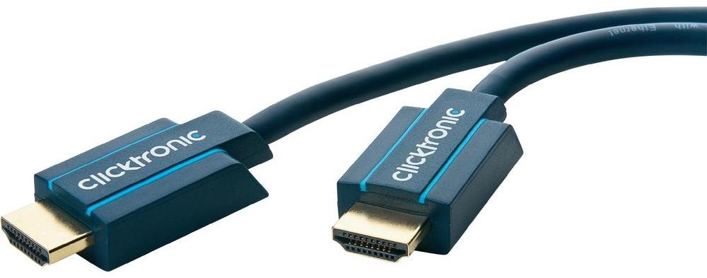 ClickTronic Kabel TV Monitor HDMI 70302 High Speed HDMIT Kabel mit Ethernet [1x