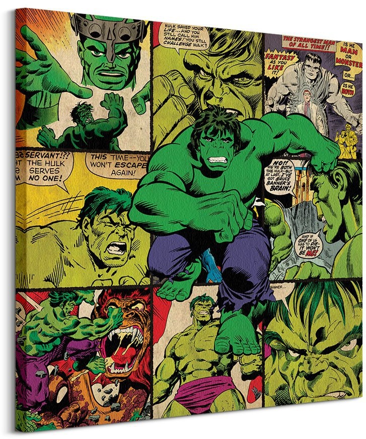 Фото - Картина Pyramid Marvel comics Hulk - obraz na płótnie 