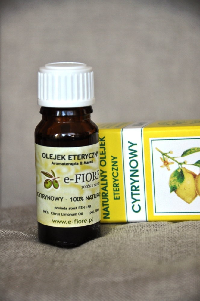 e-FIORE NATURALNY Olejek eteryczny CYTRYNOWY 10ml