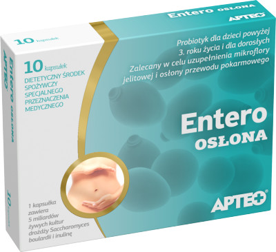 Synoptis PHARMA SP Z O.O ENTERO OSŁONA APTEO 10 kapsułek 3079861