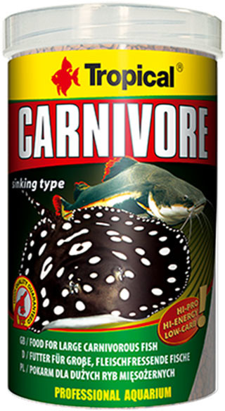 Tropical Carnivore pokarm dla dużych ryb mięsożernych 500ml/300g