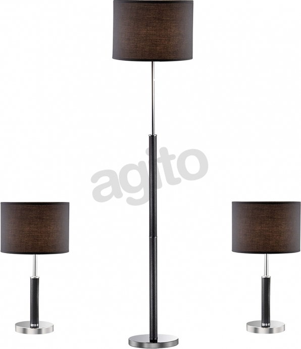 Italux Lampa podłogowa +2 lampy stołowe BARNETT 97031-3BL -
