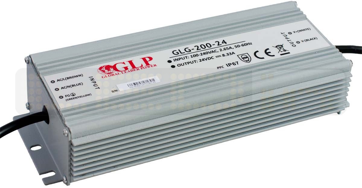 GLP Zasilacz napięciowy z PFC GLG-200-24