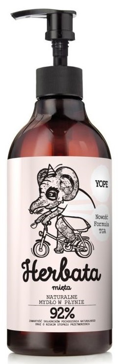 Yope Mydło w Płynie Herbata i Mięta 500ml