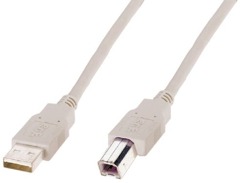 Digitus o długości 1,8 m USB 2.0 A B wtyczka kabel przyłączeniowy Beige