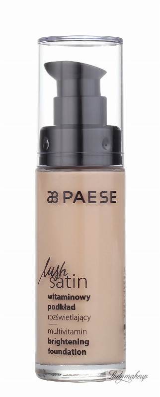 PAESE Lush SATIN - Multiwitaminowy podkład z ekstraktem z owoców tropikalnych - 30 - PORCELANA PAELS5704-30