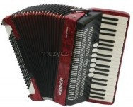 Hohner Bravo III 120 akordeon (czerwony)