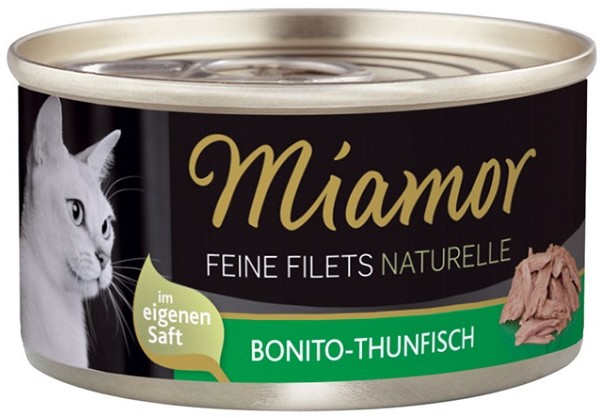 Miamor Feine Filets Naturelle filety mięsne smak tuńczyk bonito 80g