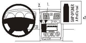 Brodit ProClip 853386 Center mount na Isuzu D-MAX 04  07 7320288533865
