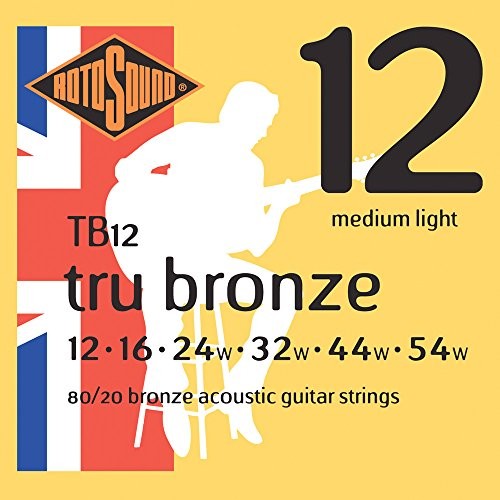 Rotosound rotos górne Tru z brązu Acoustic Guitar Strings TB12