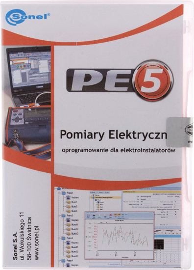 SONEL Program komputerowy - Pomiary Elektryczne 5 (WAPROSONPE5)