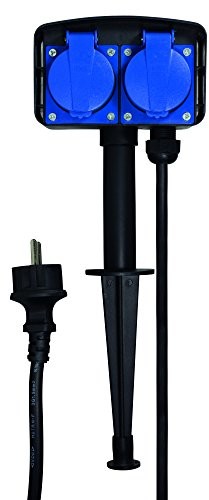 LogiLink lps214 Outdoor dystrybucji zasilania Biały z 2 gniazdami LPS214