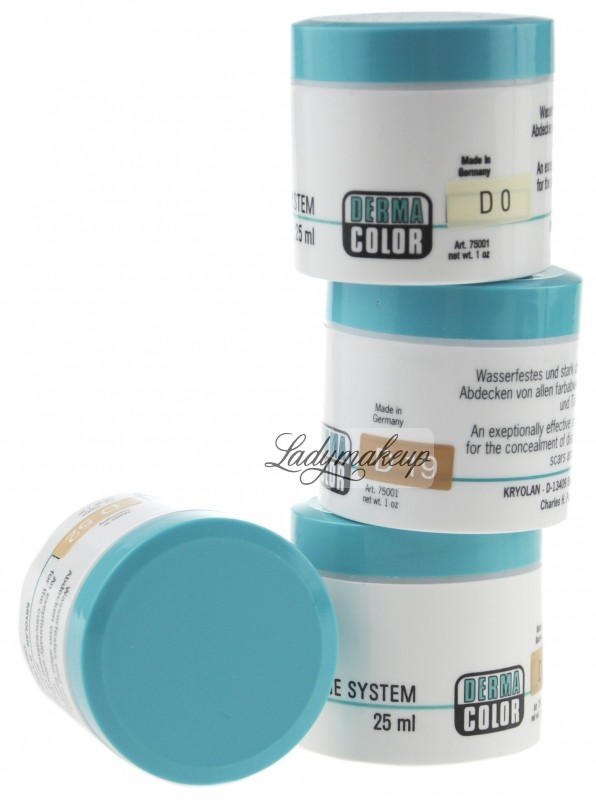 KRYOLAN Dermacolor - Camouflage Creme - Kamuflaż - ART. 75001 - D RED B KR75001-D RED B