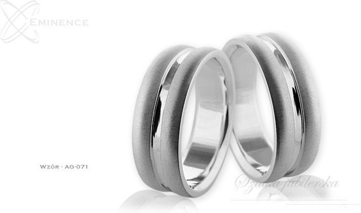 Eminence Obrączki srebrne - wzór Ag-071