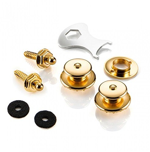 Loxx pasek sworzni firmy zapewnia gitara elektryczna, złoto EG/B