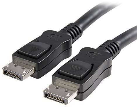 StarTech Kabel DisplayPort z blokadą (7 m, wtyczka/wtyczka, 20-biegunowa displ7 m) Czarny DISPL7M