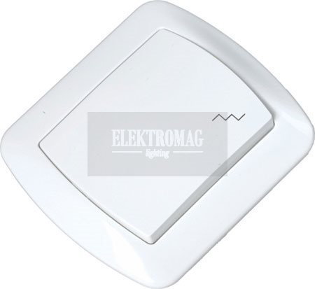 Kontakt Simon Wyłącznik ścienny Akord schodowy AW6/11 biały