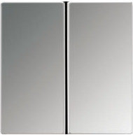 Jung Klawisz podwjny - LS Metal Finish Chrome