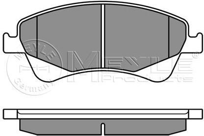 MEYLE Zestaw klocków hamulcowych, hamulce tarczowe 025 242 0419/W