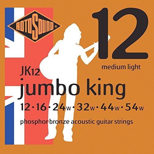 Rotosound rotos górne Jumbo King Acoustic Guitar Strings JK12