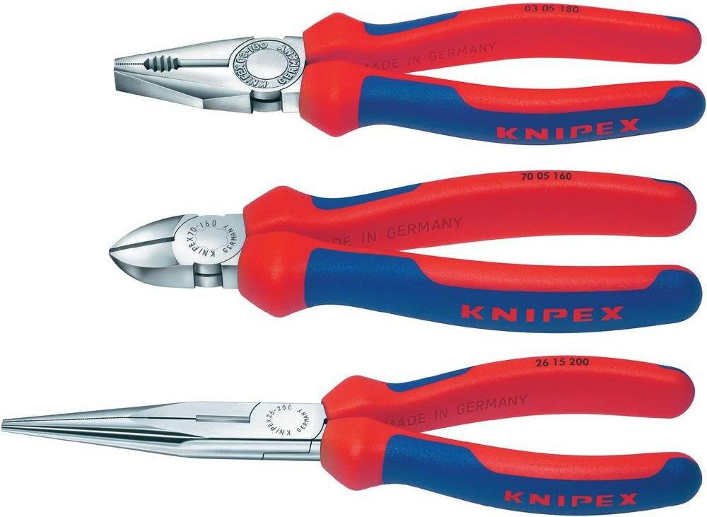 Knipex szczypce zestaw 3 szt. (00 20 11)