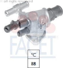 FACET Termostat, żrodek chłodzący 7.8565
