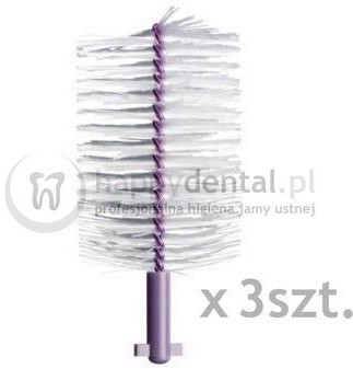 Curaden CPS 516 Soft&Implant 3szt. (fioletowe) - końcówki do szczotecze