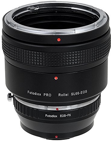 Fotodiox Fotodiox SL66 FXRF Pro Adapter obiektywu z mocowaniem X aparat X-Pro1, X-E1, X-M1, X-A1, X-E2, X-T1 SL66 FXRF (SL66-EOS-FXRF)