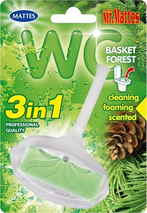Kostka do WC Mattes - 40 g / forest