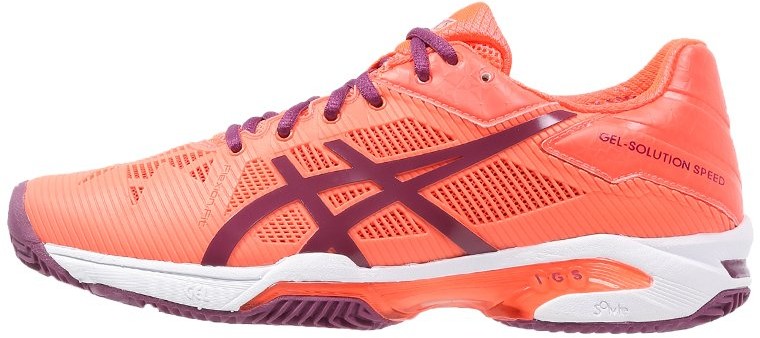 Asics Gelsolution Speed 3 Clay E651N pomarańczowo-fioletowy