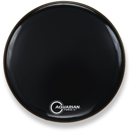 Aquarian aquarian Full Force 51 cm (20 cale) Bass Drum sierść Czarny błyszczący AFR20BK
