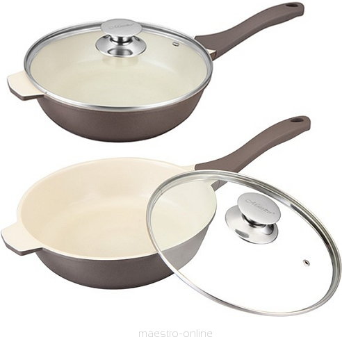 Maestro PATELNIA Z POKRYWKĄ 24 cm MR-4524