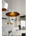 Azzardo MIX FB6901/3 WH/GO Lampa wisząca BIAŁO ZŁOTA