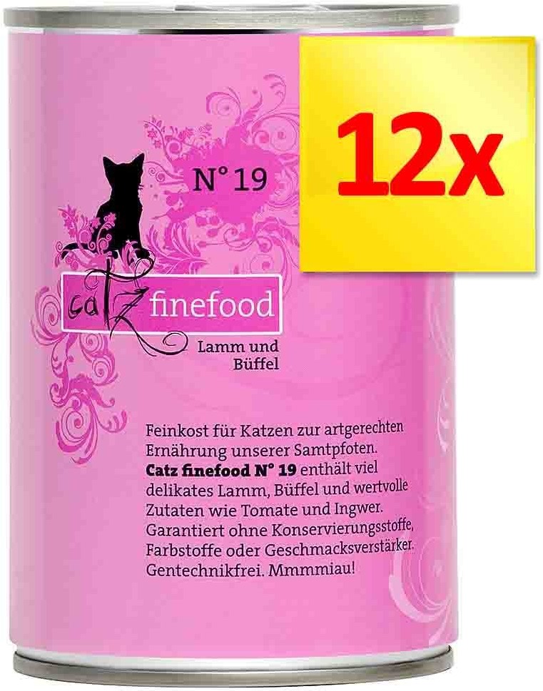 Catz Finefood w puszce 12 x 400 g Jagnięcina z królikiem