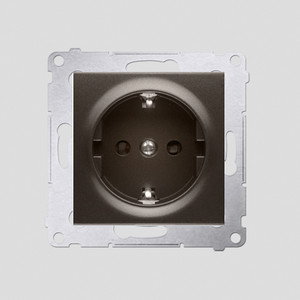 Kontakt Simon KONTAKT - Gniazdo Schuko brąz mat DGSz1Z.01/46 SIMON54