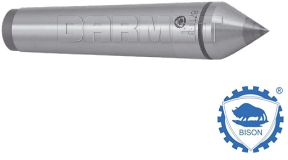 Bison Kieł tokarski stały zewnętrzny z końcówką z węglików spiekanych - Morse 4 - ZM KOLNO