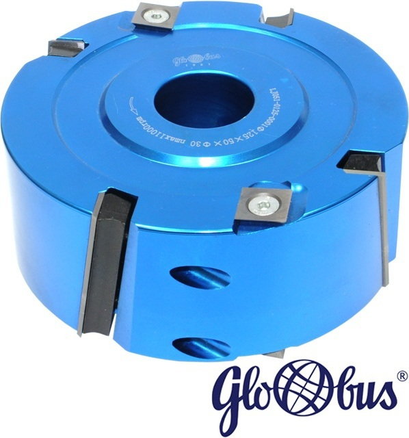 GLOBUS Głowica frezowa prosta z nacinakiem - AL 100x30x50/Z=4/N=2+2 (LJ051-0100- (LJ051-0100-0001)