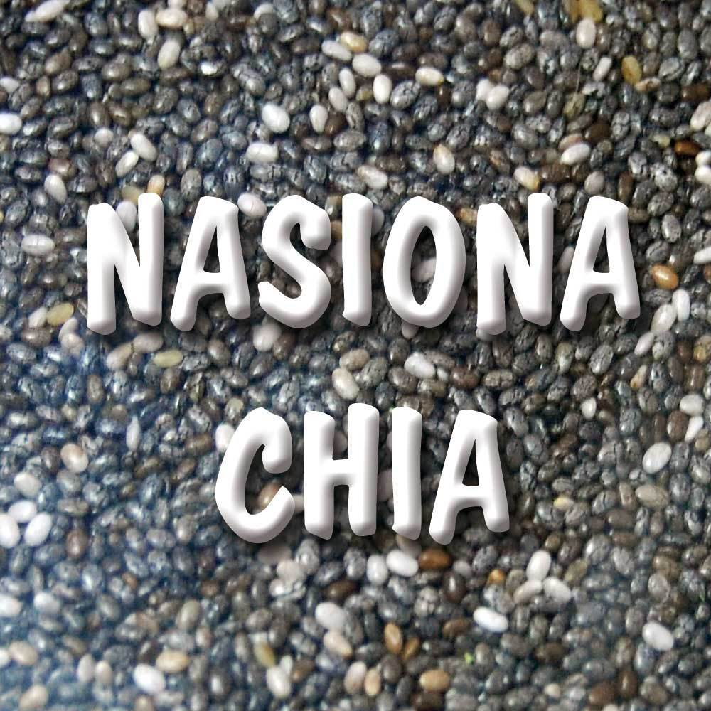 Nasiona Chia 1 kg - Szałwia Hiszpańska - Ziarna Szałwii Hiszpańskiej