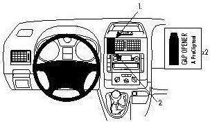 Brodit AB dla Clip do Citroen Jumpy III 07-15 853972