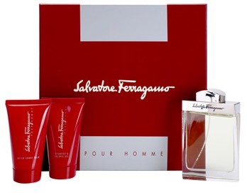 Salvatore Ferragamo Pour Homme woda toaletowa 100 ml + woda po goleniu 75 ml + żel pod prysznic 75 ml