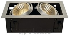 Spotline Reflektor Kadux 2 XL LED zestaw - alu szczotkowane (115746)